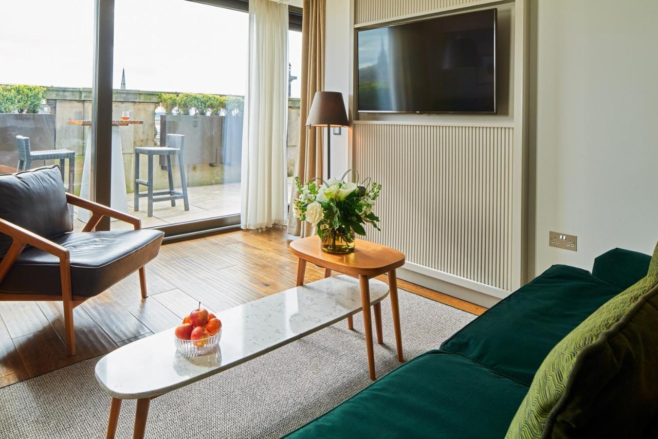 Aparthotel Cheval The Edinburgh Grand Exterior foto A living room at the hotel